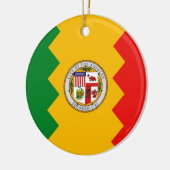 Ornament met vlag van Los Angeles, Californië (Links)