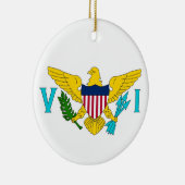 Ornament met vlag van Maagdeneilanden (Rechts)