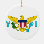 Ornament met vlag van Maagdeneilanden (Achterkant)