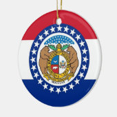 Ornament met vlag van Missouri (Links)