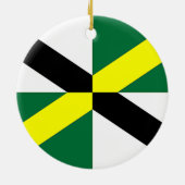 Ornament met vlag van Monterey, Californië, Vereni (Achterkant)