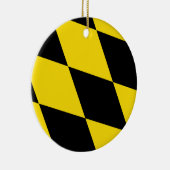 Ornament met vlag van München, Duitsland (Rechts)