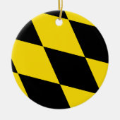 Ornament met vlag van München, Duitsland (Voorkant)