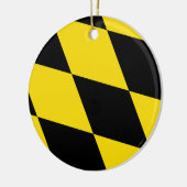 Ornament met vlag van München, Duitsland (Links)