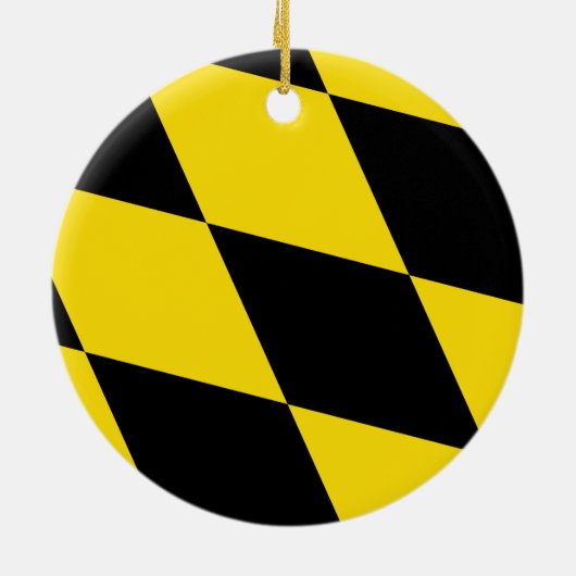 Ornament met vlag van München, Duitsland (Achterkant)