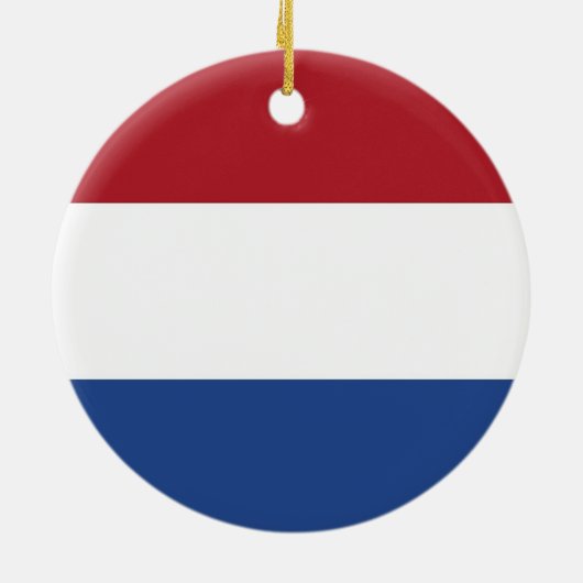 Ornament met vlag van Nederland (Achterkant)