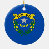 Ornament met vlag van Nevada (Achterkant)