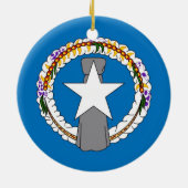 Ornament met vlag van Noordelijke Marianen (Achterkant)