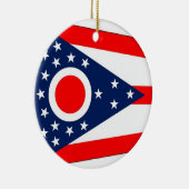 Ornament met vlag van Ohio (Rechts)