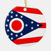Ornament met vlag van Ohio (Voorkant)