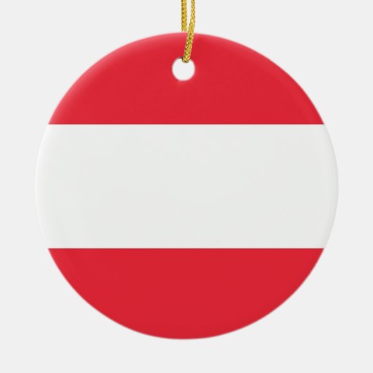 Ornament met vlag van Oostenrijk (Voorkant)