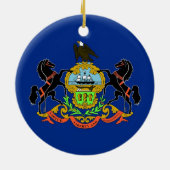 Ornament met vlag van Pennsylvania (Achterkant)
