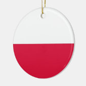 Ornament met vlag van Polen (Links)