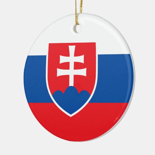 Ornament met vlag van Slowakije (Links)