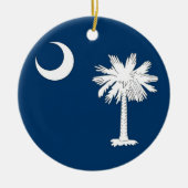 Ornament met vlag van South Carolina (Voorkant)