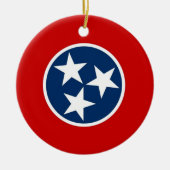 Ornament met vlag van Tennessee (Voorkant)