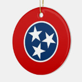 Ornament met vlag van Tennessee (Links)