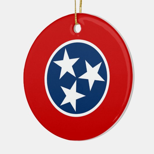 Ornament met vlag van Tennessee (Links)
