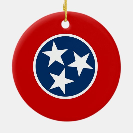 Ornament met vlag van Tennessee (Achterkant)