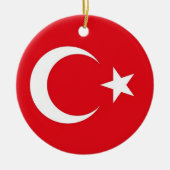 Ornament met vlag van Turkije (Voorkant)