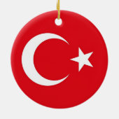 Ornament met vlag van Turkije (Achterkant)