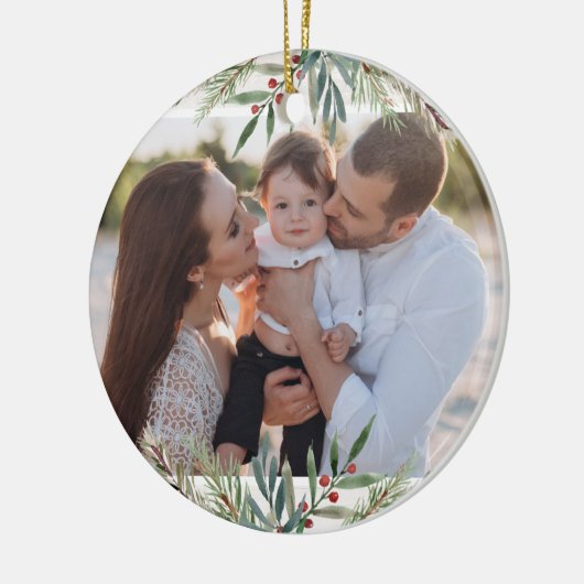 Ornament met winterkerst (Links)