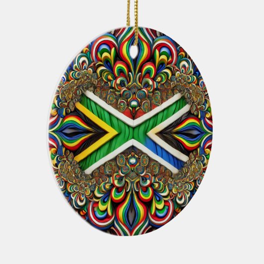 Ornament met Zuid-Afrikaanse kleuren Design (Rechts)