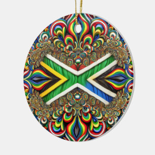 Ornament met Zuid-Afrikaanse kleuren Design