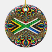 Ornament met Zuid-Afrikaanse kleuren Design (Achterkant)