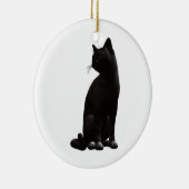 Ornament met zwarte kat (Rechts)