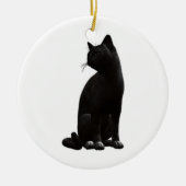 Ornament met zwarte kat (Voorkant)
