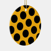 Ornament met zwarte poka (Rechts)