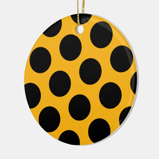 Ornament met zwarte poka (Links)