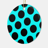 Ornament met zwarte poka (Links)