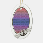 Ornament met zwarte & witte diamant (Links)