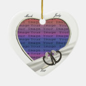 Ornament met zwarte & witte diamant (Achterkant)