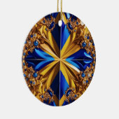 Ornament met Zweden Kleuren Design (Rechts)