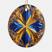 Ornament met Zweden Kleuren Design (Links)
