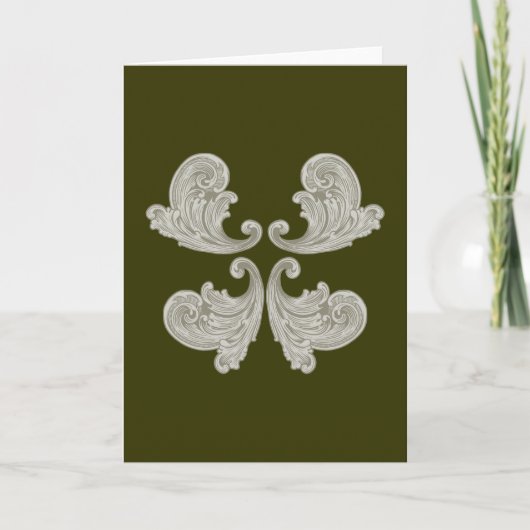 Ornament Mittelalter middeleeuws Kaart (Voorkant)