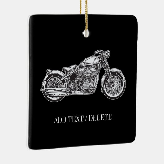 Ornament motorfiets (Rechts)