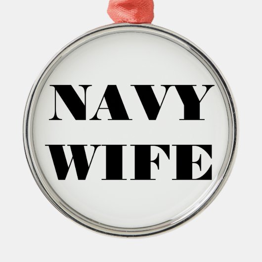 Ornament Navy Wife (Voorkant)