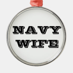 Ornament Navy Wife