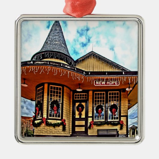 Ornament NewHope-station (Voorkant)