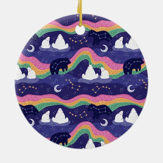 Ornament Noordelijke Lichten (Achterkant)