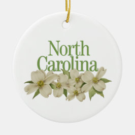  Ornament North Carolina met Dogwood