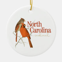  Ornament North Carolina met kardinaal