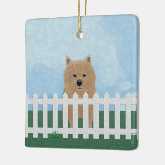 Ornament Norwich Terrier (Links)