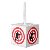 Ornament ontwerpkubus voor boogschieten. (Achter hoekig)