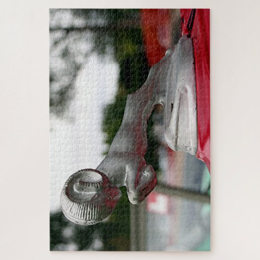 Ornament oude auto's legpuzzel (Verticaal)