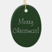 Ornament - Oude, gefascineerde kerstman (Achterkant)